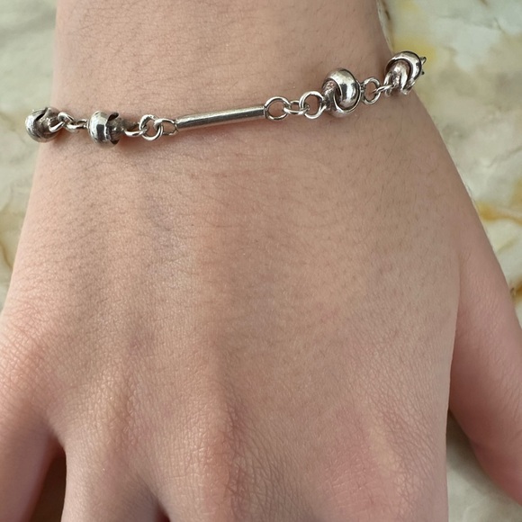 950 Platinum Beaded Bracelet - Picture 6 of 11